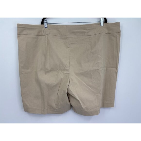 JMS Just My Size Pull On Pant Stretch Shorts Tan Beige Size 4X NWOT - Picture 3 of 5